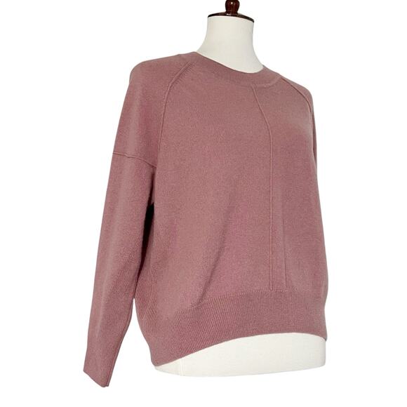 Design‎ History Women's Pink Drop Shoulder Pure Cashmere Sweater Size S - Picture 3 of 9